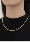 14 Ayar Altın Balık Sırtı Modeli Kolye