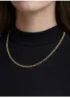 14 Ayar Altın Halkalı Kolye Zincir