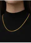 14 Ayar Altın İtalyan Ezme Kolye