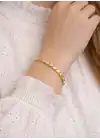 14 Ayar Altın Pullu Zincir Model Bileklik Künye