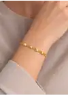 14 Ayar Altın Bileklik Piramit Model