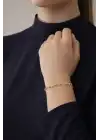 14 Ayar Altın Pullu Bileklik Künye