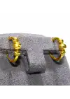 22 Ayar Altın Dorika Toplu Halka Küpe 1.44GR KPE9283