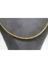 14 Ayar Altın Halat Modeli Zincir Kolye 5.24 GR 65 CM ZNC1285