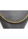 14 Ayar Altın Halat Modeli Zincir Kolye 6.66 GR 55 CM ZNC1535