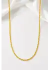 14 Ayar Altın Pullu Model Zincir Kolye 4.31 GR 45 CM ZNC1473