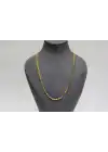14 Ayar Altın Pullu Model Zincir Kolye 4.92 GR 45 CM ZNC2102
