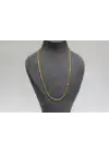 14 Ayar Altın Pullu Model Zincir Kolye 6.47 GR 60 CM ZNC1491