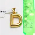 14 Ayar D Harf Kolye Ucu