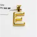 14 Ayar E Harf Kolye Ucu
