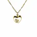 14 Ayar Kalp Minimal Kolye