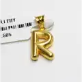 14 Ayar R Harf Kolye Ucu