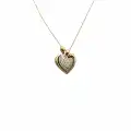 14 Ayar Sarmal Kalp Minimal Kolye