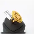 22 Ayar Dorikalı Oval Yüzük