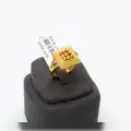 22 Ayar Kare Yüzük