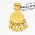 22 Ayar Pullu Altın Kolye Ucu