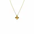 22 Ayar Yonca Minimal Kolye