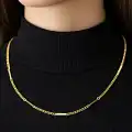 14 Ayar Altın Uzun Zincir Modeli Kolye