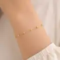 14 Ayar Gerçek Altın Dorikalı Bileklik