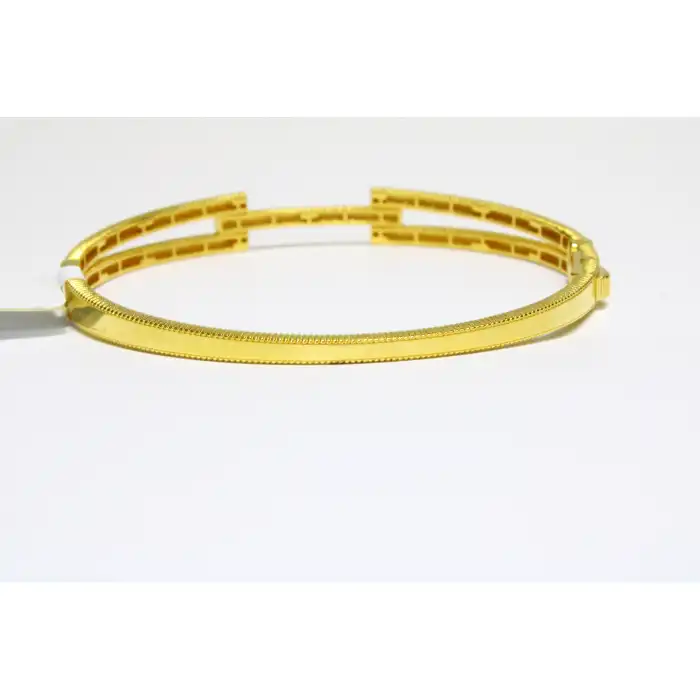 14 Ayar Altın Ajda Model Tek Sıralı Kaburga Kelepçe Bilezik 8.31 GR