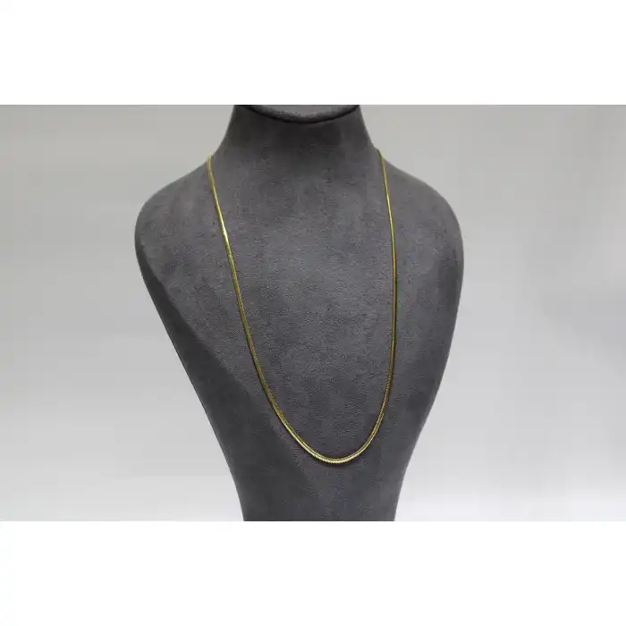 14 Ayar Altın Balık Sırtı Kolye