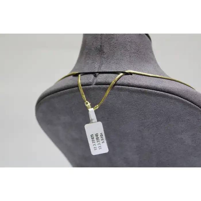 14 Ayar Altın Balık Sırtı Modeli Kolye