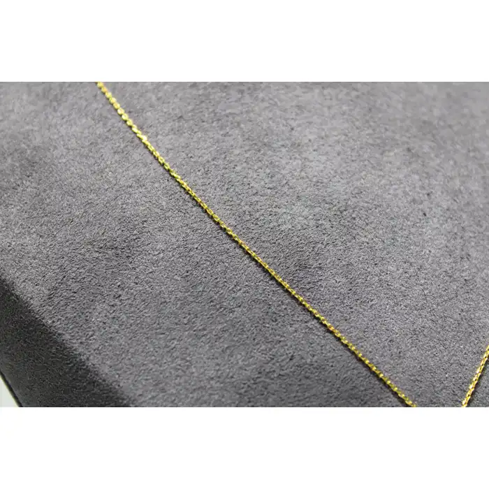 14 Ayar Altın H Harfi Kolye Zinciriyle Beraber