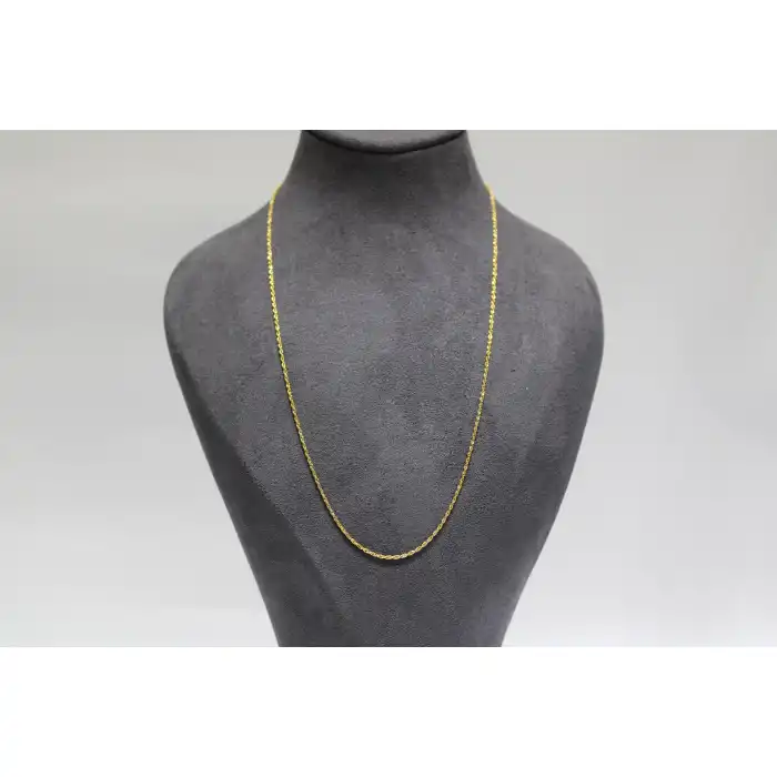 14 Ayar Altın Halat Modeli Zincir Kolye 0.87 GR