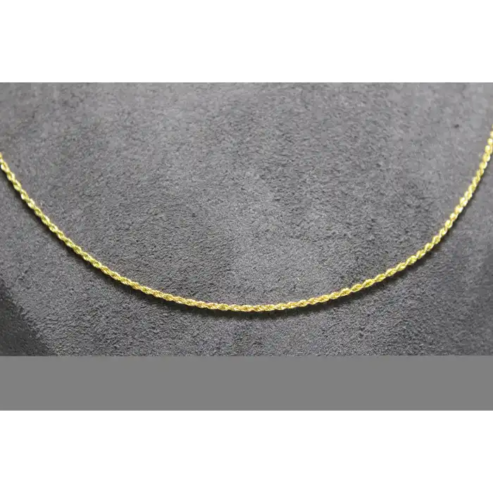 14 Ayar Altın Halat Modeli Zincir Kolye 0.87 GR