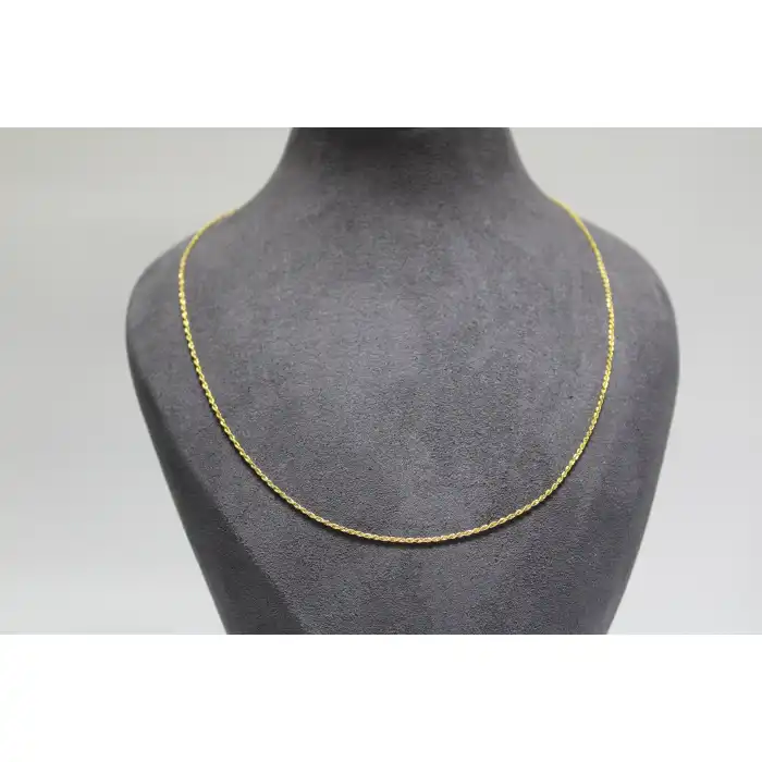 14 Ayar Altın Halat Modeli Zincir Kolye 0.87 GR