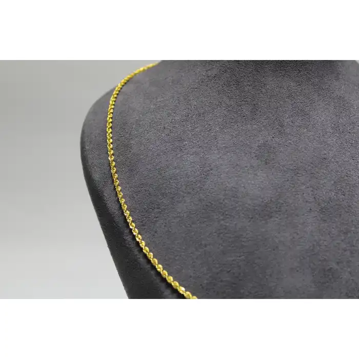 14 Ayar Altın Halat Modeli Zincir Kolye 2.89 GR