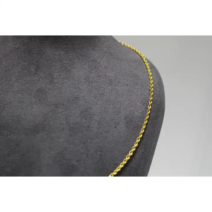 14 Ayar Altın Halat Modeli Zincir Kolye 2.89 GR