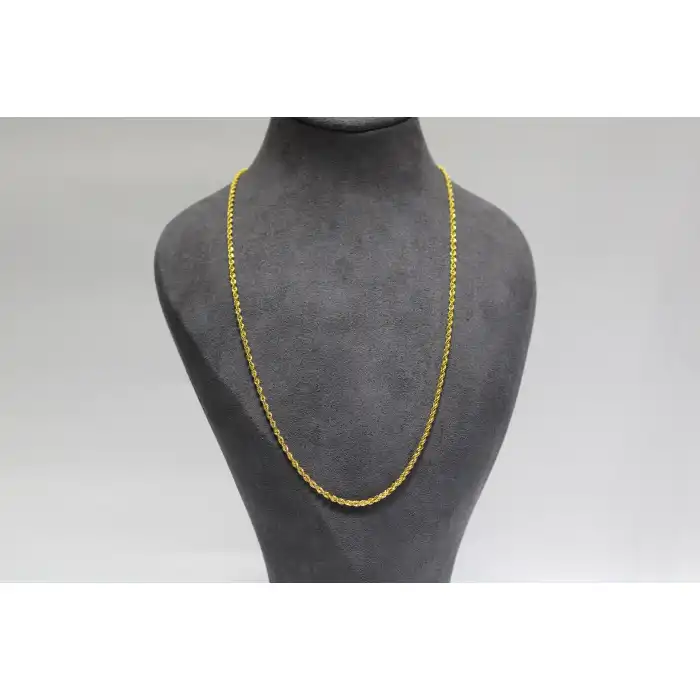 14 Ayar Altın Halat Modeli Zincir Kolye 2.89 GR