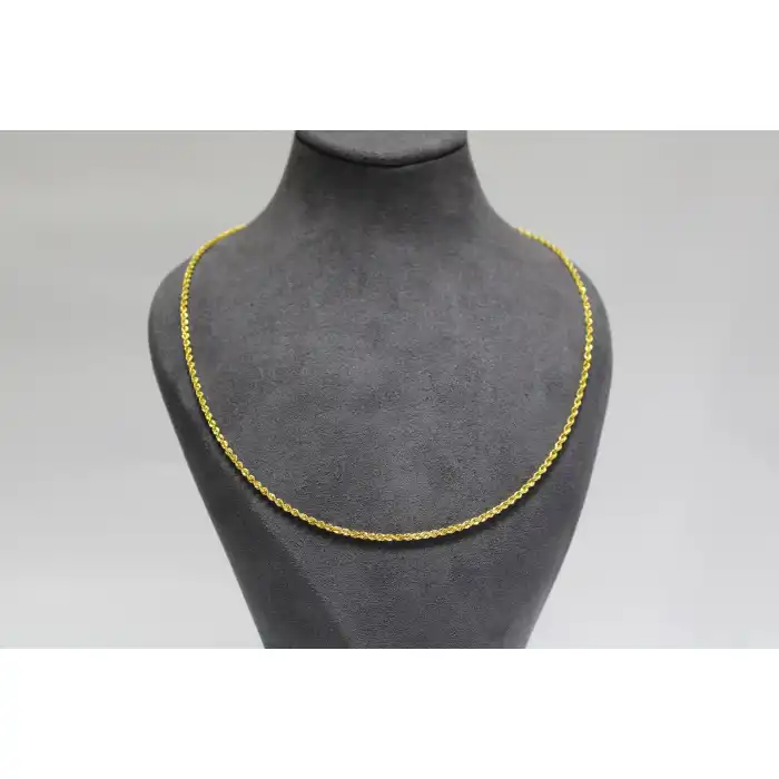 14 Ayar Altın Halat Modeli Zincir Kolye 2.89 GR