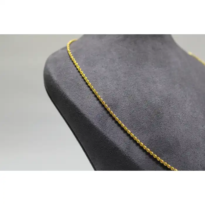 14 Ayar Altın Halat Modeli Zincir Kolye 2.94 GR