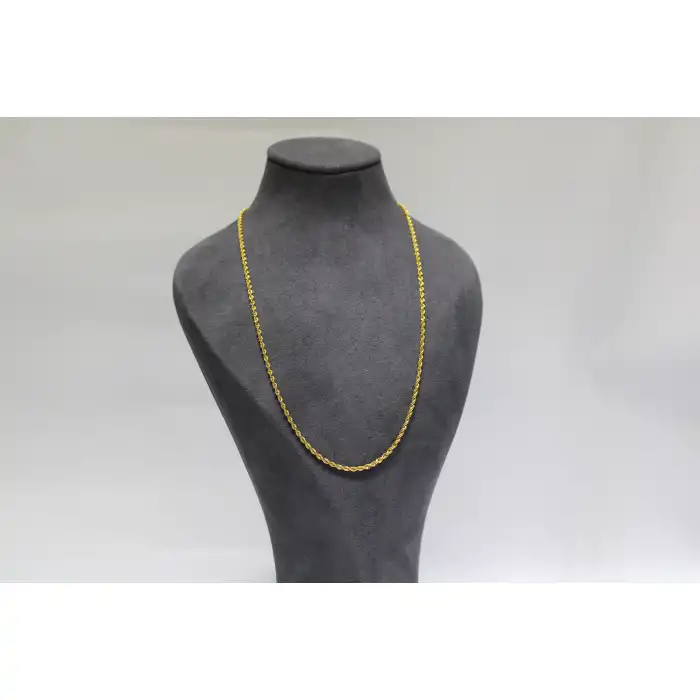 14 Ayar Altın Halat Modeli Zincir Kolye 2.94 GR