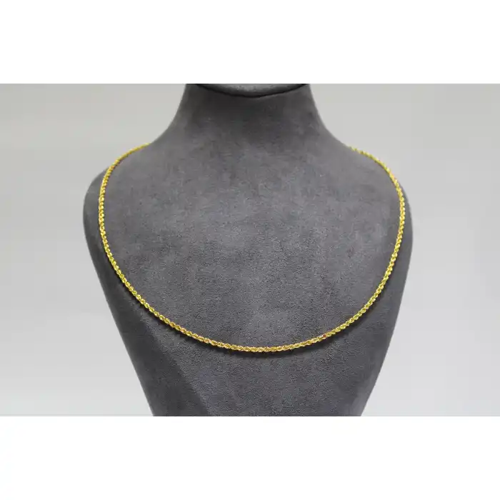 14 Ayar Altın Halat Modeli Zincir Kolye 3.00 GR