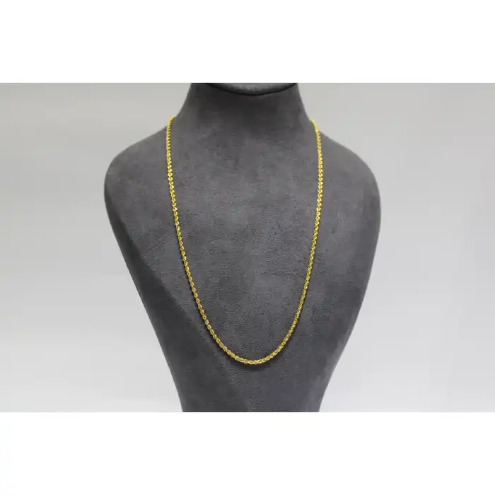 14 Ayar Altın Halat Modeli Zincir Kolye 3.00 GR