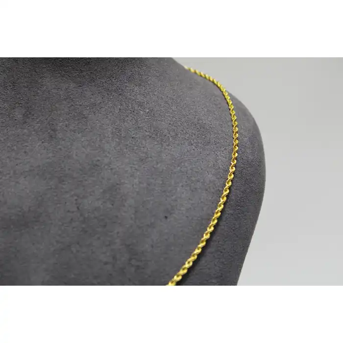 14 Ayar Altın Halat Modeli Zincir Kolye 3.00 GR