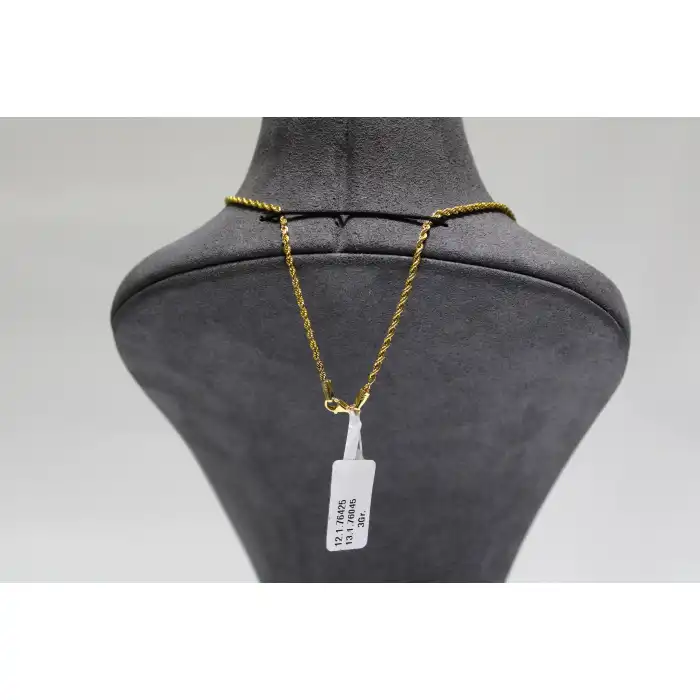 14 Ayar Altın Halat Modeli Zincir Kolye 3.00 GR