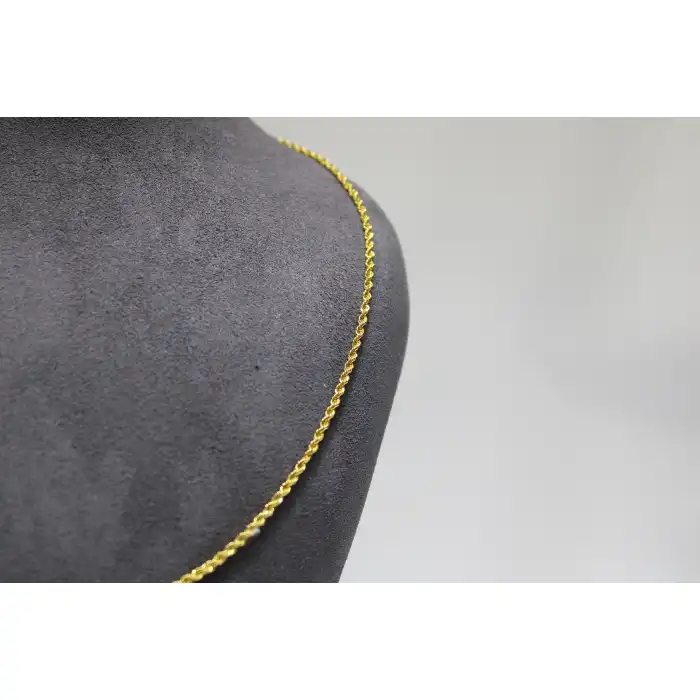 14 Ayar Altın Halat Modeli Zincir Kolye 3.27 GR