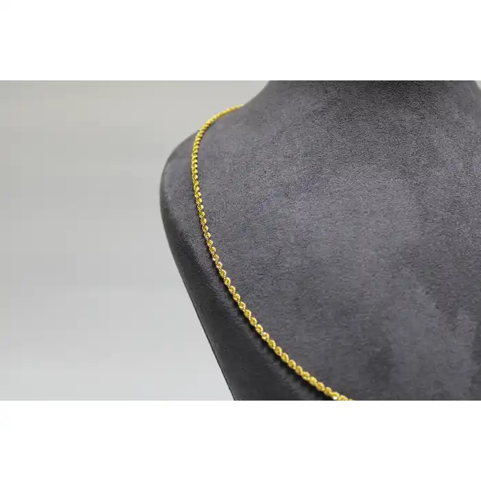 14 Ayar Altın Halat Modeli Zincir Kolye 3.27 GR