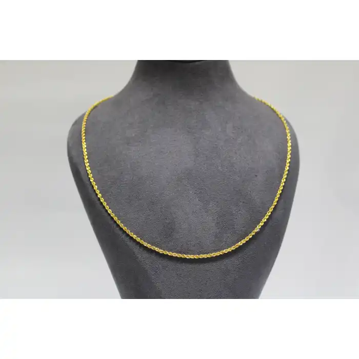 14 Ayar Altın Halat Modeli Zincir Kolye 3.27 GR