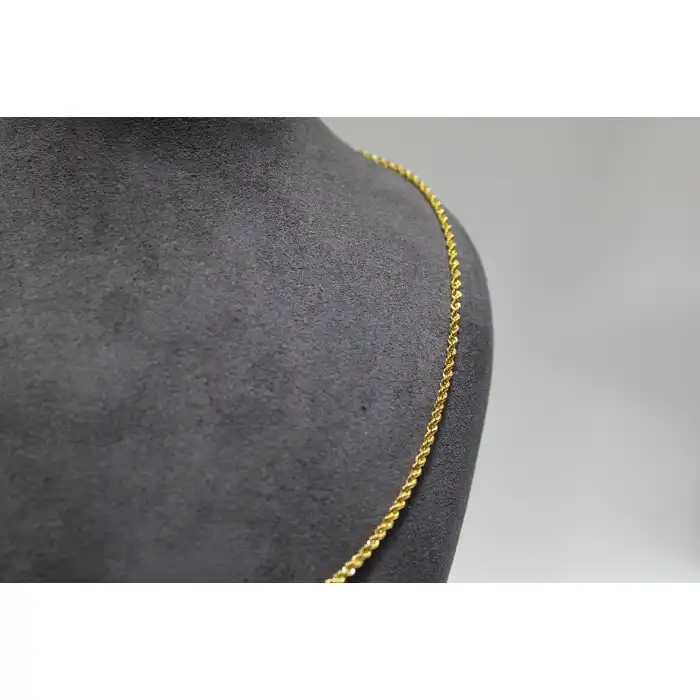 14 Ayar Altın Halat Modeli Zincir Kolye 3.31 GR