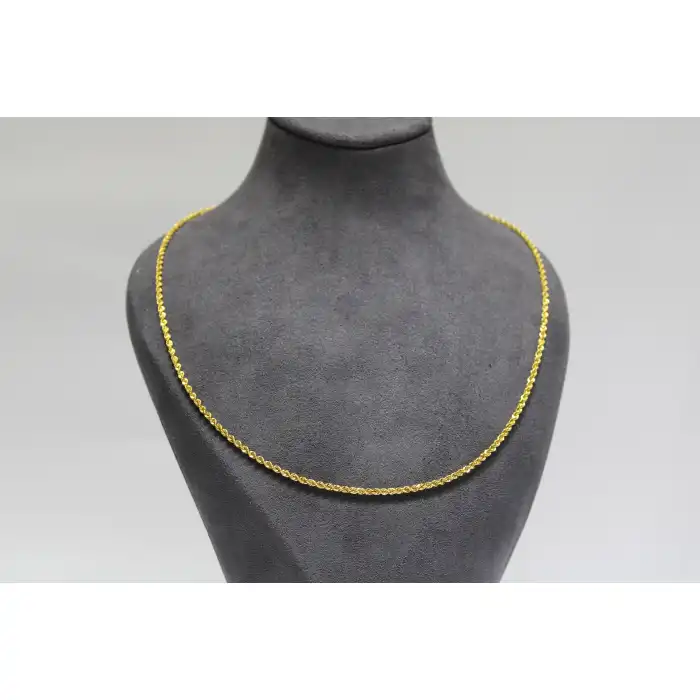 14 Ayar Altın Halat Modeli Zincir Kolye 3.31 GR