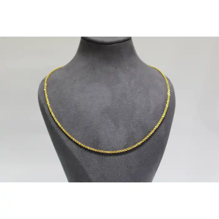 14 Ayar Altın Halat Modeli Zincir Kolye 3.43 GR 65CM