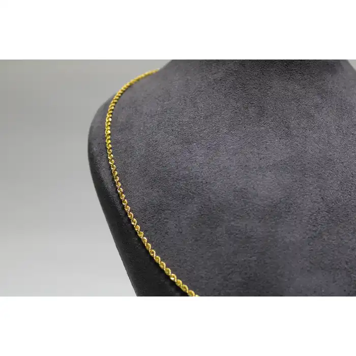 14 Ayar Altın Halat Modeli Zincir Kolye 3.49 GR 65CM