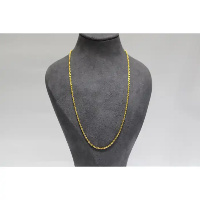 14 Ayar Altın Halat Modeli Zincir Kolye 3.49 GR 65CM