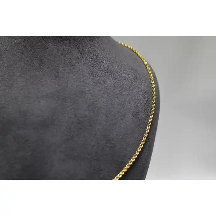 14 Ayar Altın Halat Modeli Zincir Kolye 3.49 GR 65CM