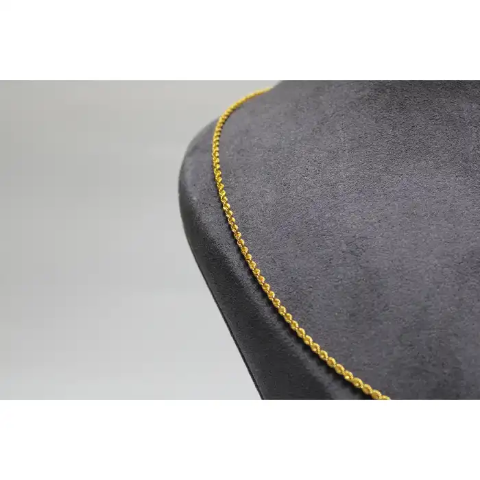 14 Ayar Altın Halat Modeli Zincir Kolye 3.56 GR 55 CM